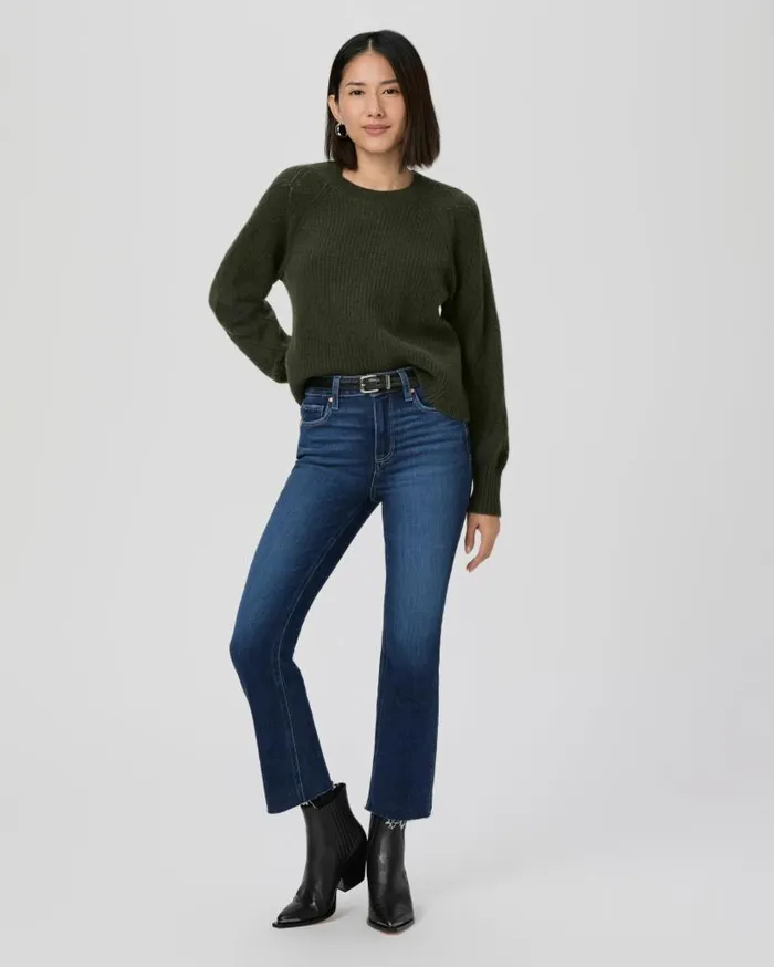 PAIGE Denim Women Cindy Petite Straight Jean 8211 Foreign Film