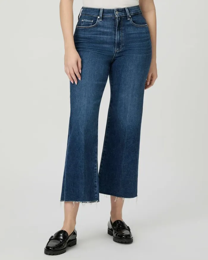 PAIGE Denim Women Flaunt Denim Spotlight Wide Leg Jean 8211 Vignette