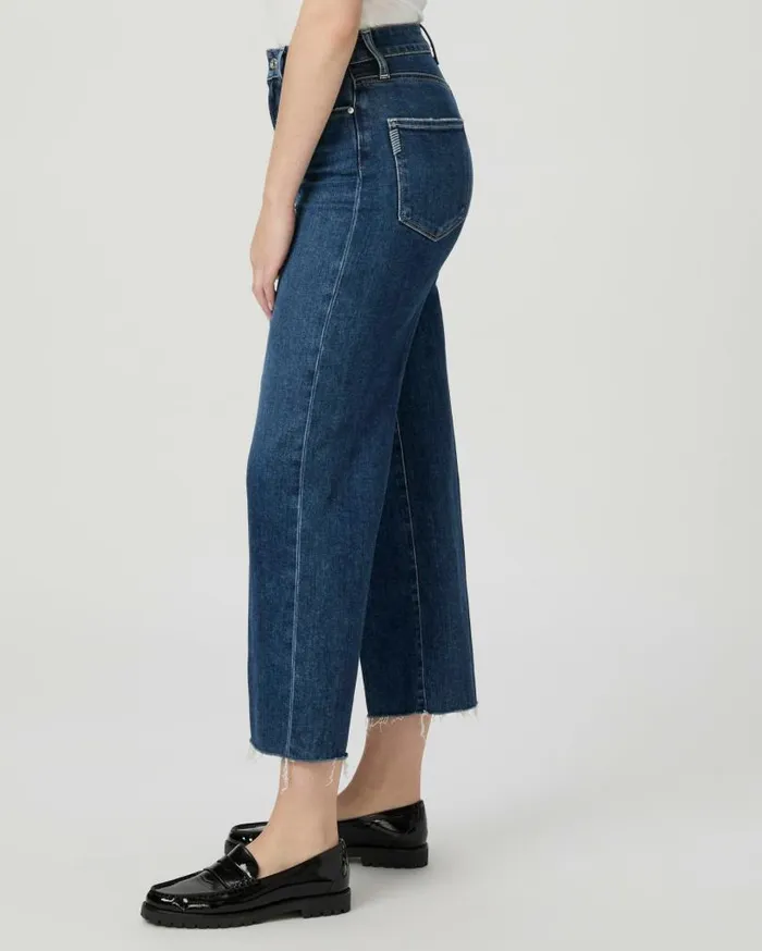 PAIGE Denim Women Flaunt Denim Spotlight Wide Leg Jean 8211 Vignette