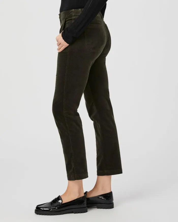 PAIGE Denim Women Mayslie Straight Ankle Pant 8211 Shaded Glen Corduory PAIGE Denim Women Mayslie Straight Ankle Pant 8211 Shaded Glen Corduory