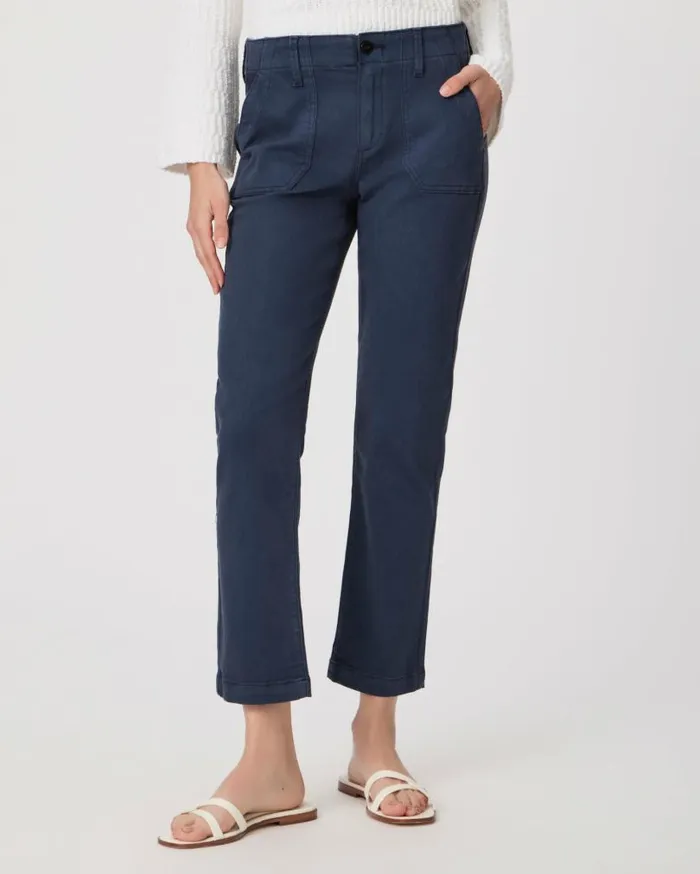 PAIGE Denim Women Mayslie Straight Ankle Pant 8211 Vintage Navy Haze