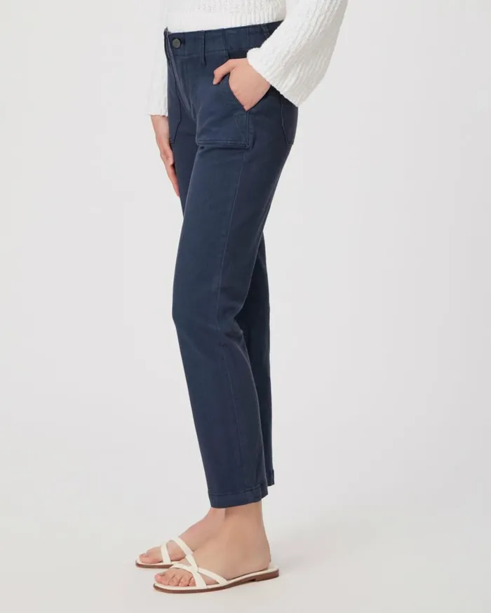 PAIGE Denim Women Mayslie Straight Ankle Pant 8211 Vintage Navy Haze