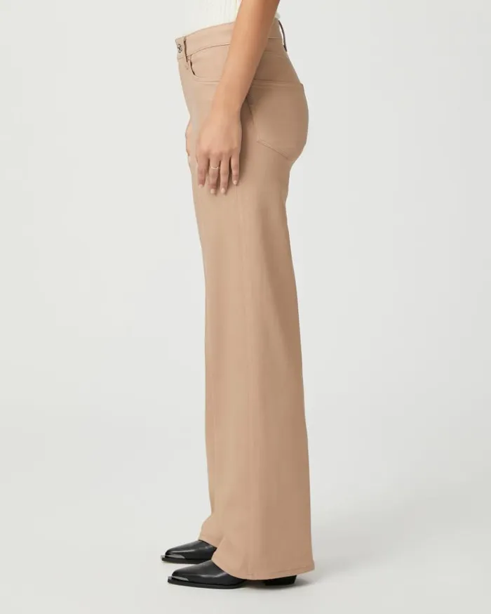 PAIGE Denim Women Sasha 32 Inch Wide Leg Jean 8211 French Latte Luxe Coating PAIGE Denim Women Sasha 32 Inch Wide Leg Jean 8211 French Latte Luxe Coating