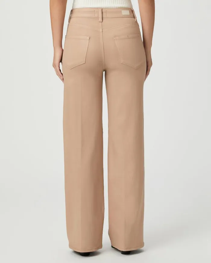 PAIGE Denim Women Sasha 32 Inch Wide Leg Jean 8211 French Latte Luxe Coating PAIGE Denim Women Sasha 32 Inch Wide Leg Jean 8211 French Latte Luxe Coating
