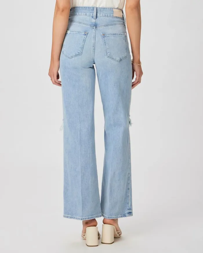 PAIGE Denim Women Sasha 32 Inch Wide Leg Jean 8211 Maeve Destructed PAIGE Denim Women Sasha 32 Inch Wide Leg Jean 8211 Maeve Destructed