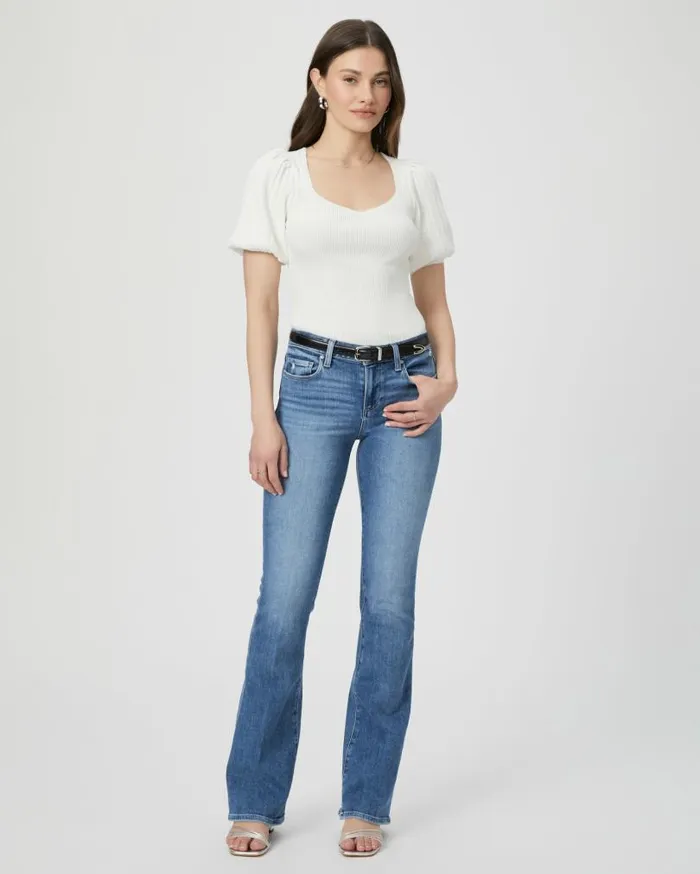 PAIGE Flare Women Laurel Canyon 32 Inch Bootcut Jean 8211 Flamenco Distressed PAIGE Flare Women Laurel Canyon 32 Inch Bootcut Jean 8211 Flamenco Distressed