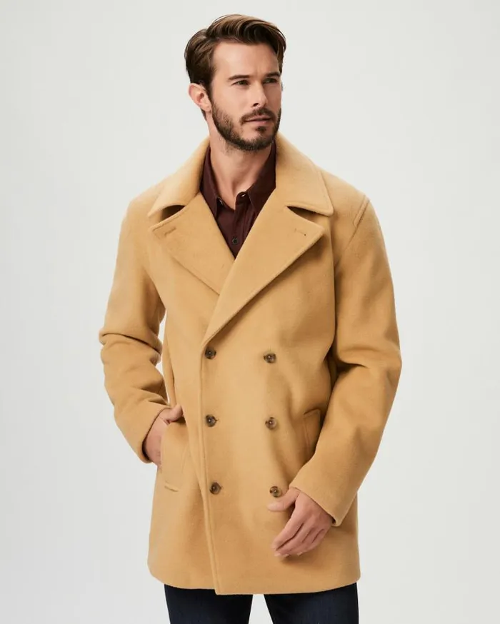 PAIGE Jackets and Coats Men Adamson Coat 8211 Natural Teak