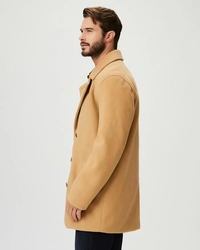 PAIGE Jackets and Coats Men Adamson Coat 8211 Natural Teak