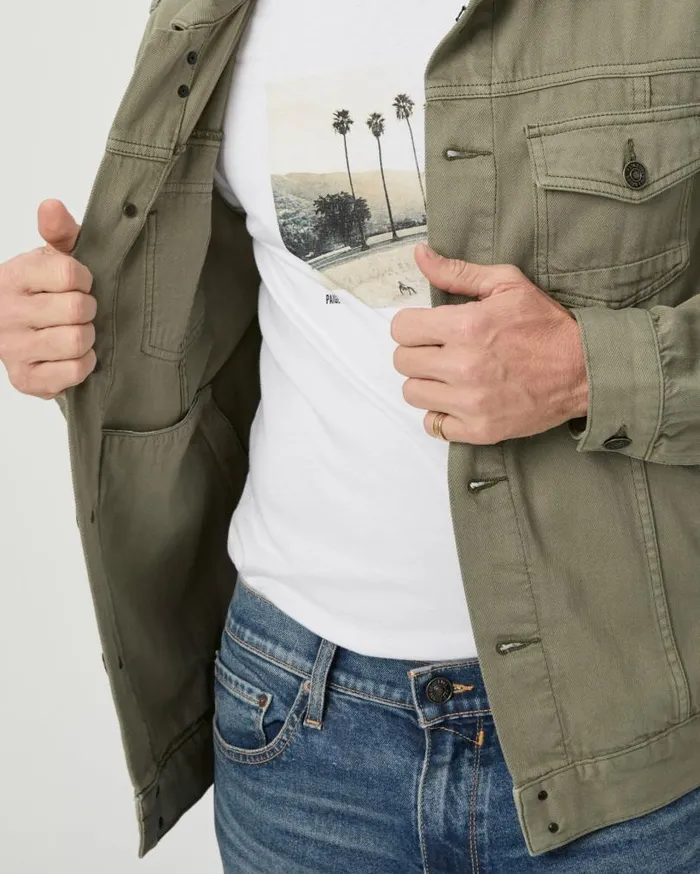 PAIGE Jackets and Coats Men Scout Jacket 8211 Vintage White Sage PAIGE Jackets and Coats Men Scout Jacket 8211 Vintage White Sage