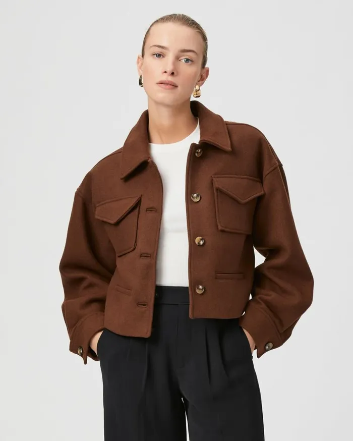 PAIGE Jackets and Coats Women Ashtyn Jacket 8211 Cappucino
