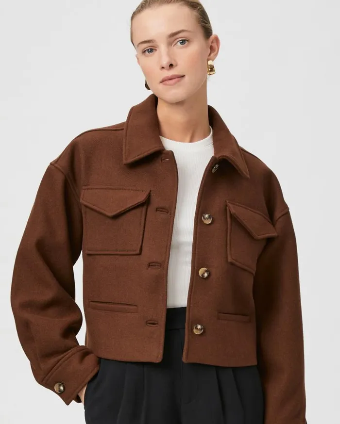 PAIGE Jackets and Coats Women Ashtyn Jacket 8211 Cappucino PAIGE Jackets and Coats Women Ashtyn Jacket 8211 Cappucino