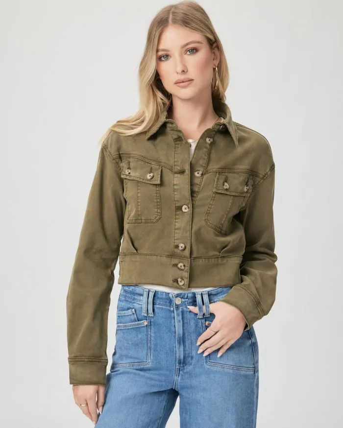PAIGE Jackets and Coats Women Cerra Jacket 8211 Vintage Military Green PAIGE Jackets and Coats Women Cerra Jacket 8211 Vintage Military Green