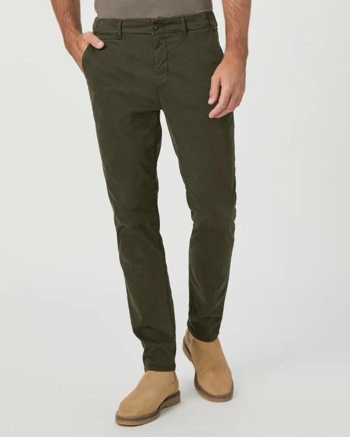 PAIGE Pants and Joggers Men Danford Chino 8211 Dark Military Green PAIGE Pants and Joggers Men Danford Chino 8211 Dark Military Green