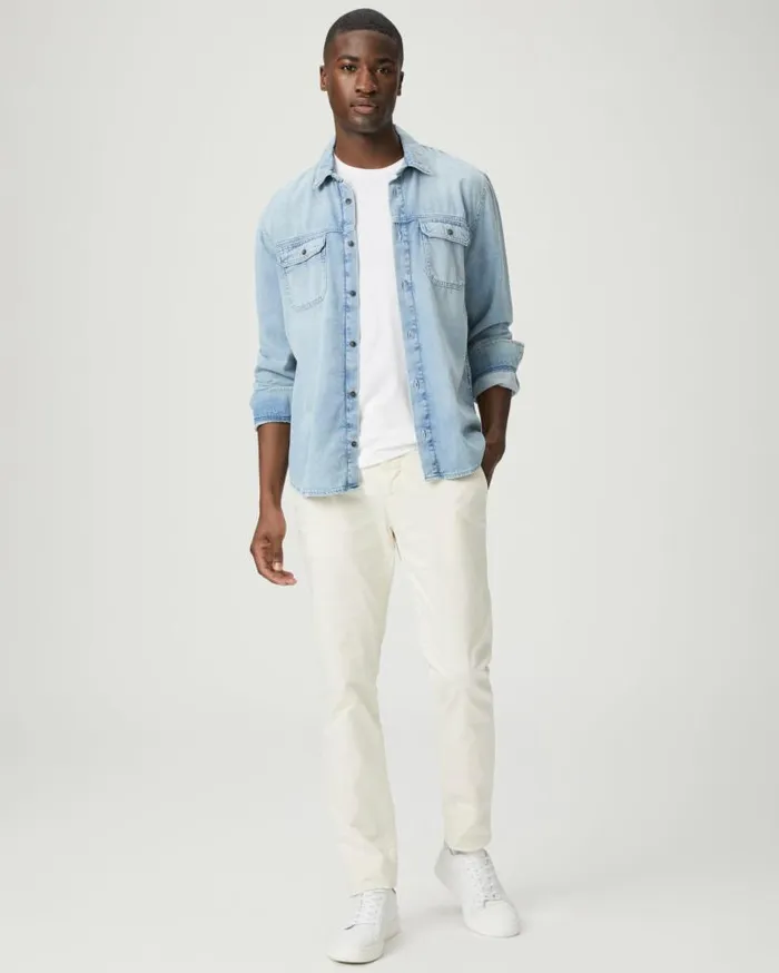 PAIGE Pants and Joggers Men Danford Chino 8211 Ecru