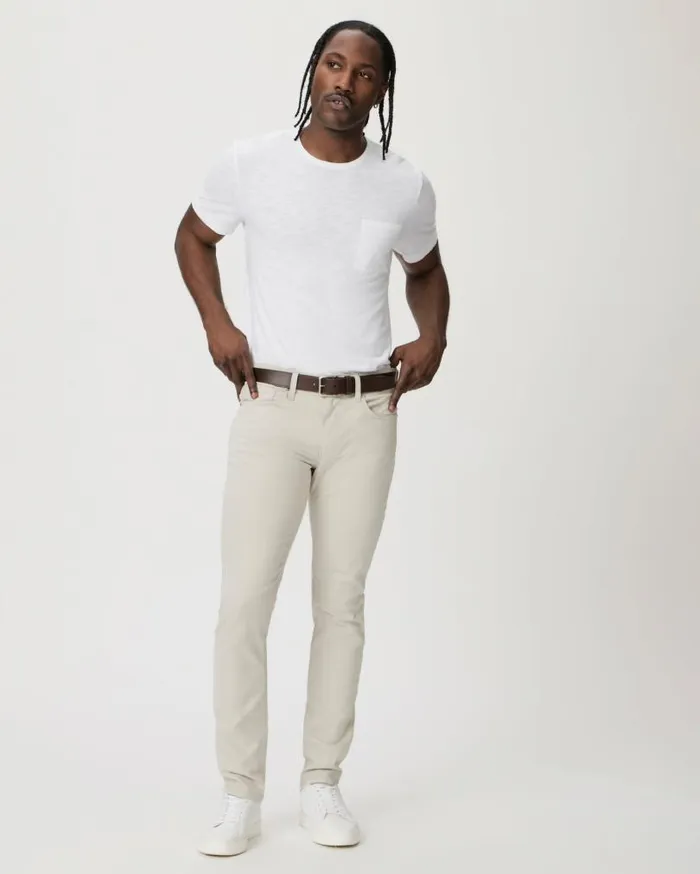 PAIGE Pants and Joggers Men Lennox Slim Pant 8211 Fresh Oyster Twill