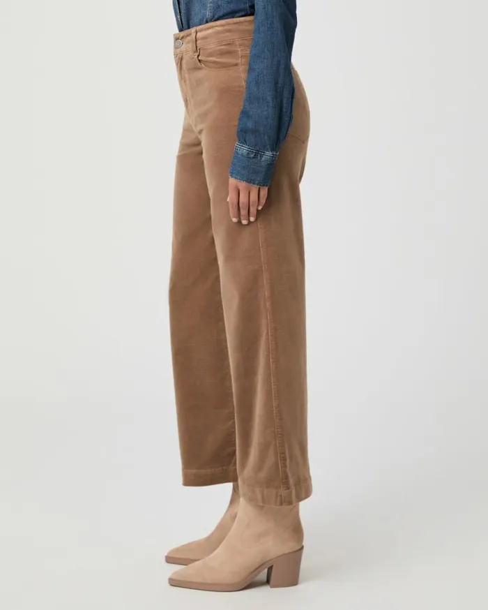 PAIGE Pants Women Anessa Wide Leg Pant 8211 Burnt Sugar Corduroy PAIGE Pants Women Anessa Wide Leg Pant 8211 Burnt Sugar Corduroy