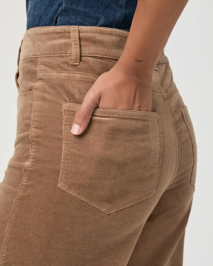 PAIGE Pants Women Anessa Wide Leg Pant 8211 Burnt Sugar Corduroy PAIGE Pants Women Anessa Wide Leg Pant 8211 Burnt Sugar Corduroy