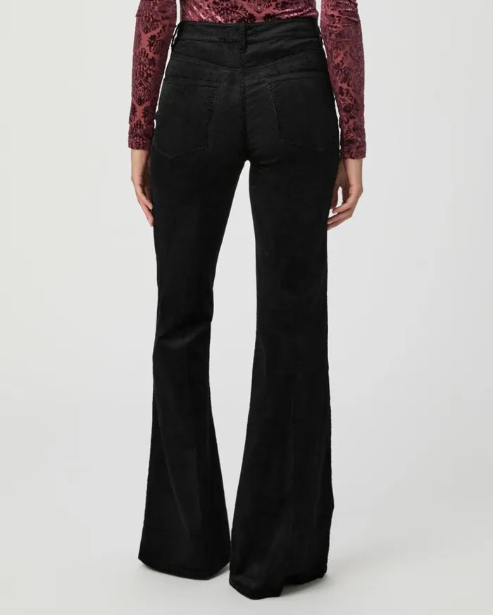 PAIGE Pants Women Charlie Flare Pant 8211 Black Corduroy PAIGE Pants Women Charlie Flare Pant 8211 Black Corduroy