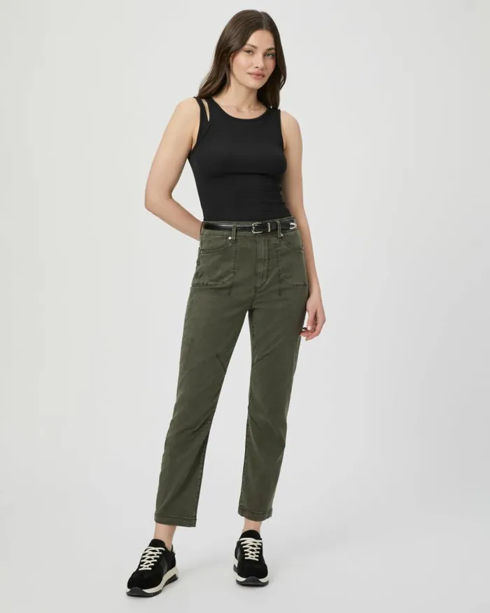 PAIGE Pants Women Drew Straight Pant 8211 Forester Green