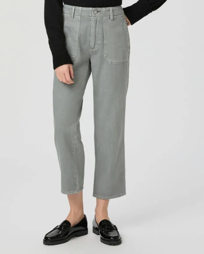 PAIGE Pants Women Kirby Straight Pant 8211 Vintage Iron Grey PAIGE Pants Women Kirby Straight Pant 8211 Vintage Iron Grey