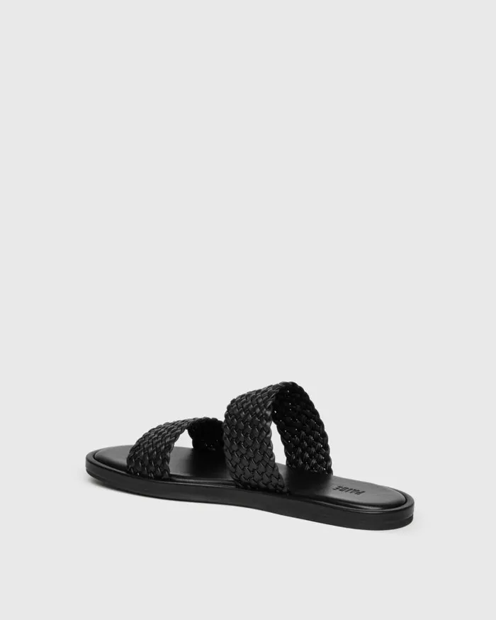 PAIGE Sandals Women Dakota Sandal 8211 Black Leather PAIGE Sandals Women Dakota Sandal 8211 Black Leather