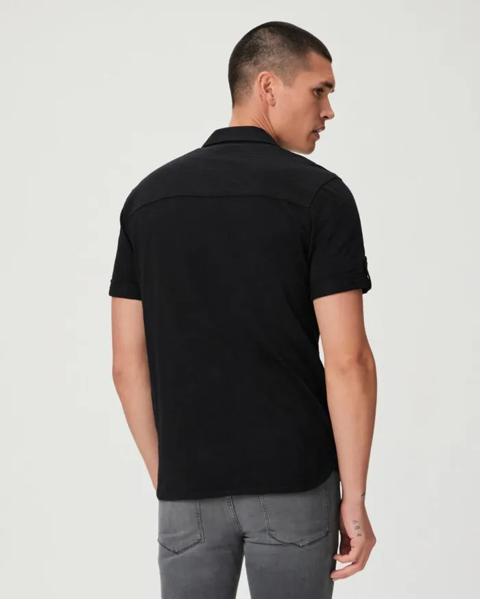 PAIGE Shirts Men Brayden Short Sleeve 8211 Black PAIGE Shirts Men Brayden Short Sleeve 8211 Black