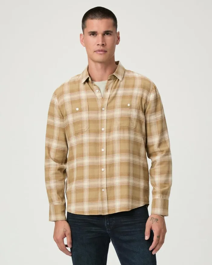 PAIGE Shirts Men Everett Shirt 8211 Pebble Trail