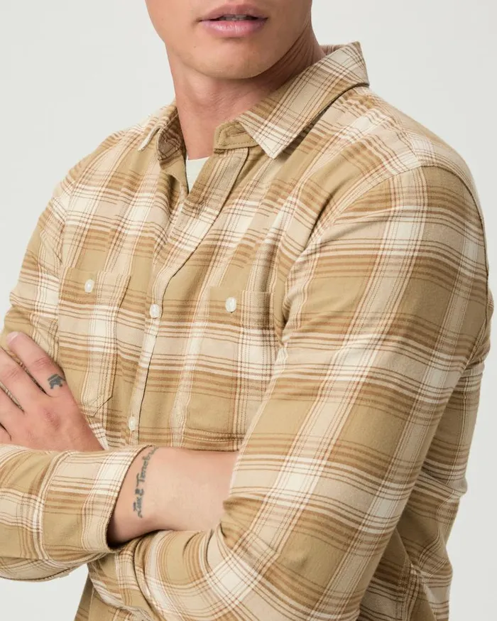 PAIGE Shirts Men Everett Shirt 8211 Pebble Trail PAIGE Shirts Men Everett Shirt 8211 Pebble Trail