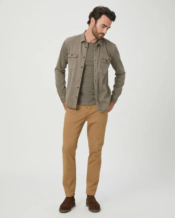 PAIGE Shirts Men Martin Shirt 8211 Vintage Weathered Mushroom PAIGE Shirts Men Martin Shirt 8211 Vintage Weathered Mushroom