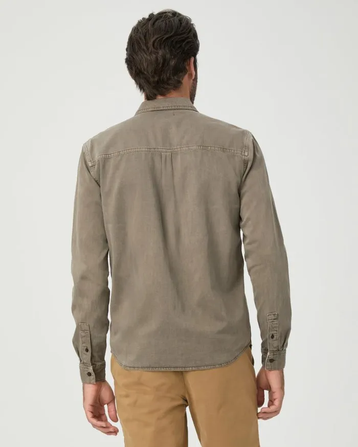 PAIGE Shirts Men Martin Shirt 8211 Vintage Weathered Mushroom PAIGE Shirts Men Martin Shirt 8211 Vintage Weathered Mushroom