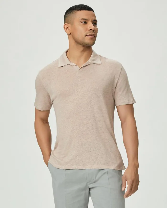 PAIGE Shirts Men Shelton Polo 8211 Pale Rose