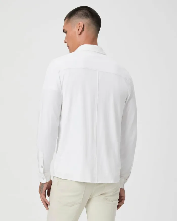 PAIGE Shirts Men Stockton Button Up 8211 Fresh White