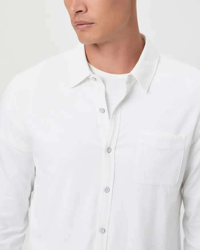 PAIGE Shirts Men Stockton Button Up 8211 Fresh White
