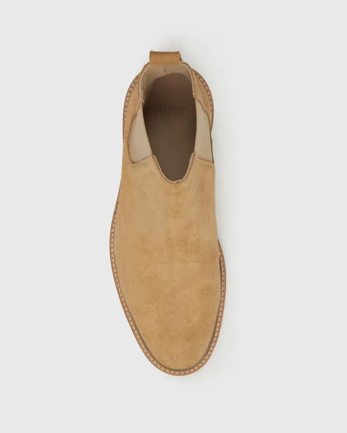 PAIGE Shoes Men Exclusive Holzer Boot 8211 Sand Suede PAIGE Shoes Men Exclusive Holzer Boot 8211 Sand Suede