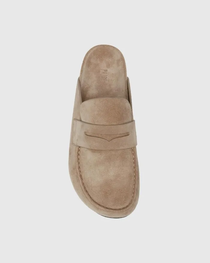 PAIGE Shoes Men Wynn Loafer 8211 Taupe Suede PAIGE Shoes Men Wynn Loafer 8211 Taupe Suede