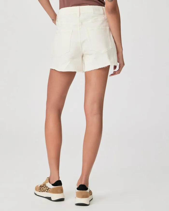 PAIGE Shorts Women Dani Short 8211 Light Blonde Distressed