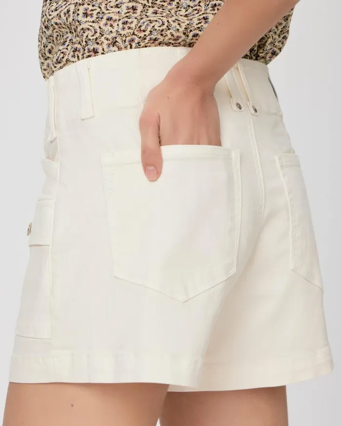 PAIGE Shorts Women Olivia Cargo Short 8211 Quartz Sand