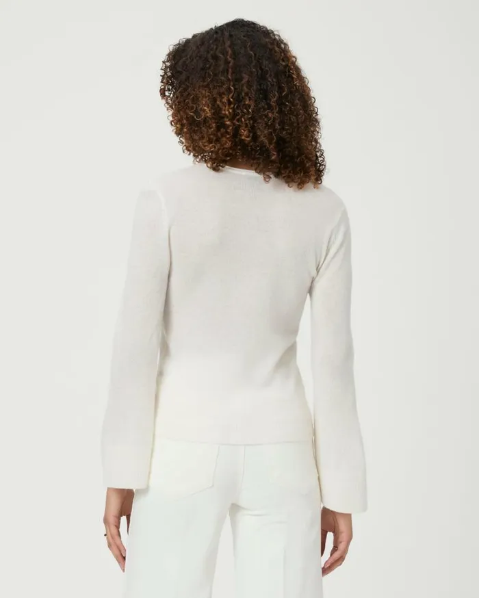 PAIGE Sweaters and Sweatshirts Women Akala Top 8211 Ivory Cashmere PAIGE Sweaters and Sweatshirts Women Akala Top 8211 Ivory Cashmere