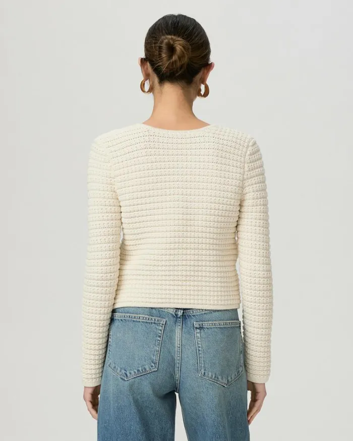 PAIGE Sweaters and Sweatshirts Women Oberon Cardigan 8211 Ivory PAIGE Sweaters and Sweatshirts Women Oberon Cardigan 8211 Ivory