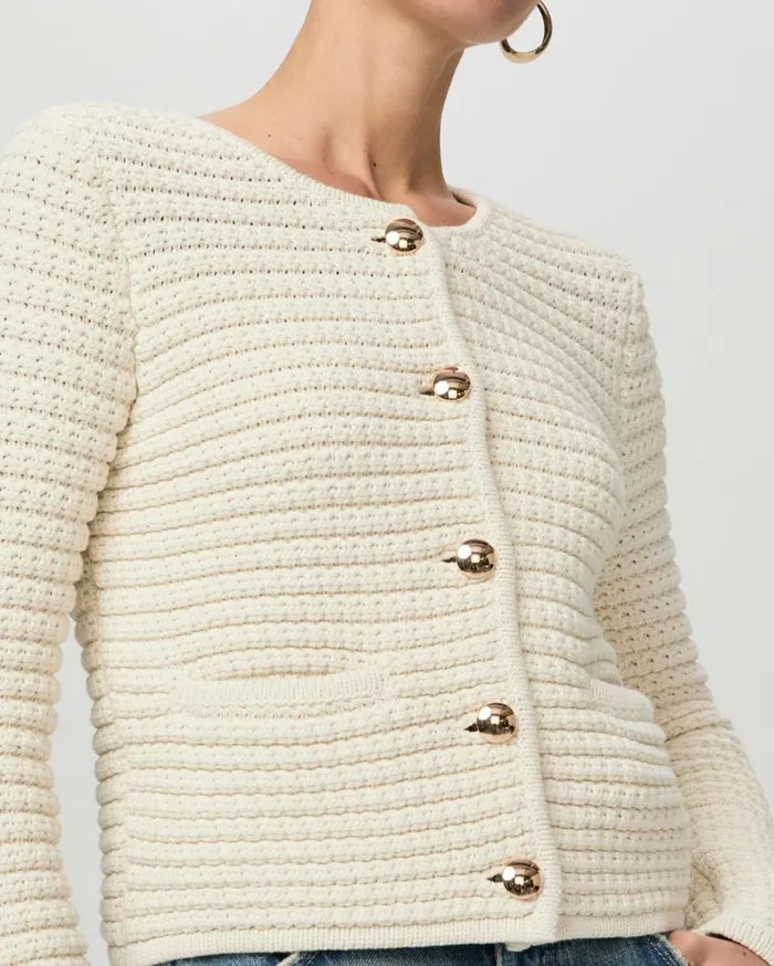PAIGE Sweaters and Sweatshirts Women Oberon Cardigan 8211 Ivory PAIGE Sweaters and Sweatshirts Women Oberon Cardigan 8211 Ivory