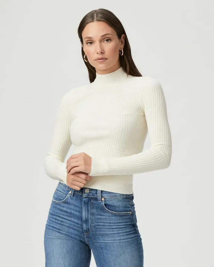 PAIGE Sweaters and Sweatshirts Women Raisa Top 8211 Ivory