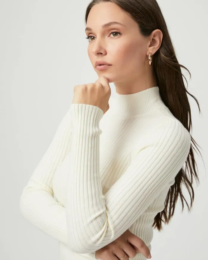 PAIGE Sweaters and Sweatshirts Women Raisa Top 8211 Ivory PAIGE Sweaters and Sweatshirts Women Raisa Top 8211 Ivory