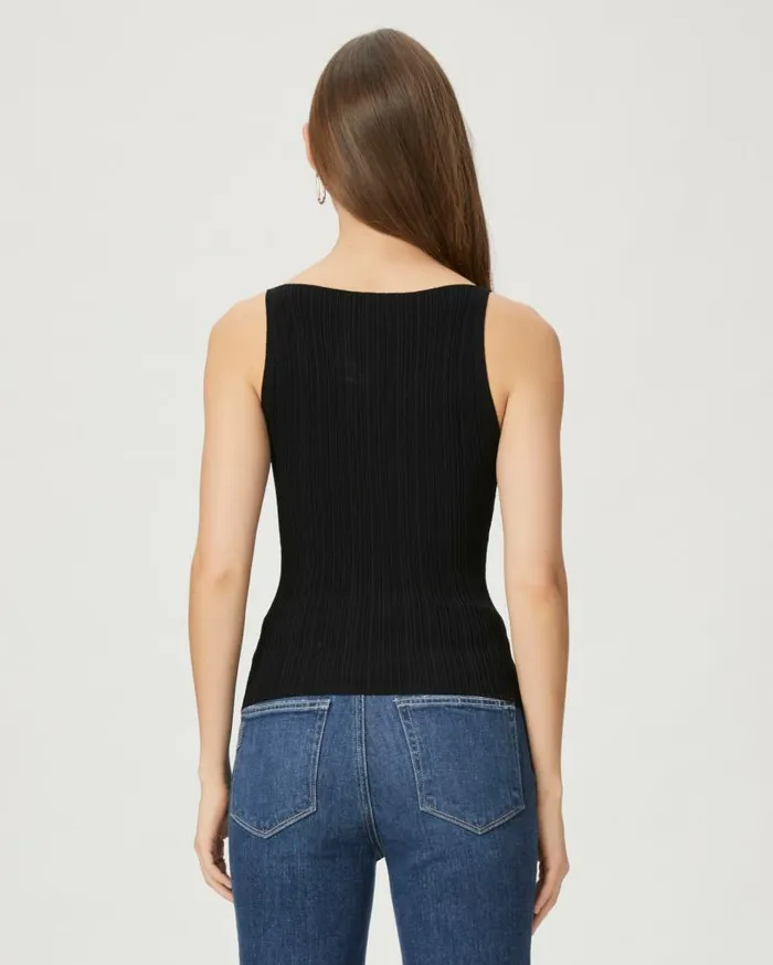 PAIGE Tees and Tanks Women Yuelia Tank 8211 Black PAIGE Tees and Tanks Women Yuelia Tank 8211 Black