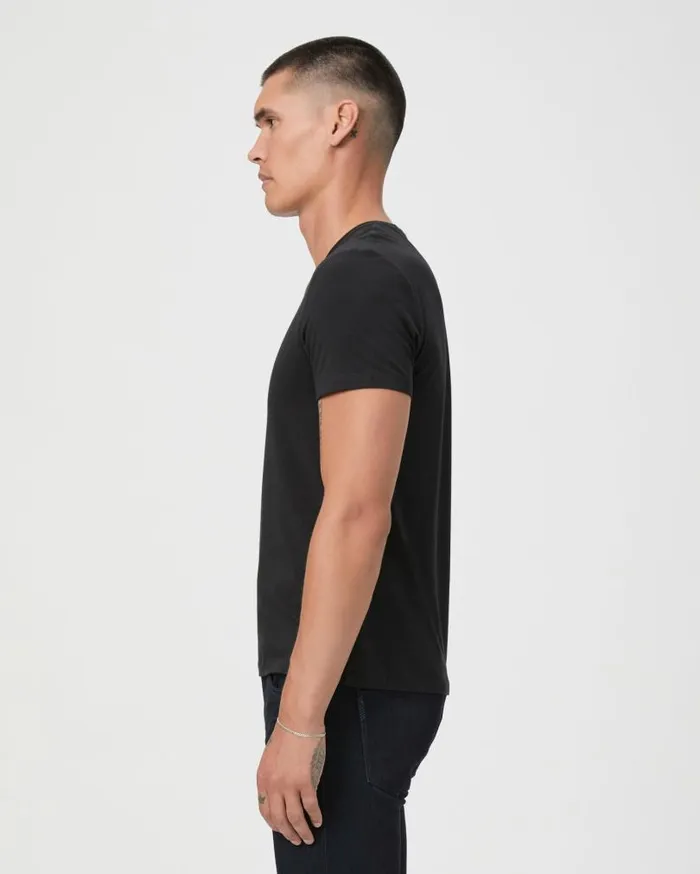 PAIGE Tees Men Grayson V Neck Tee 8211 Black PAIGE Tees Men Grayson V Neck Tee 8211 Black