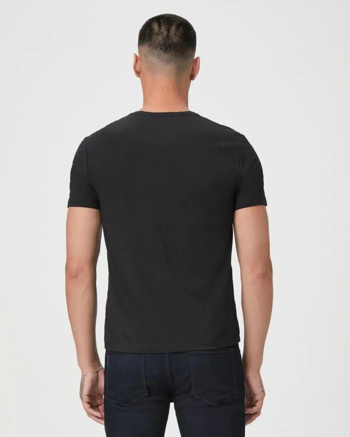 PAIGE Tees Men Grayson V Neck Tee 8211 Black PAIGE Tees Men Grayson V Neck Tee 8211 Black