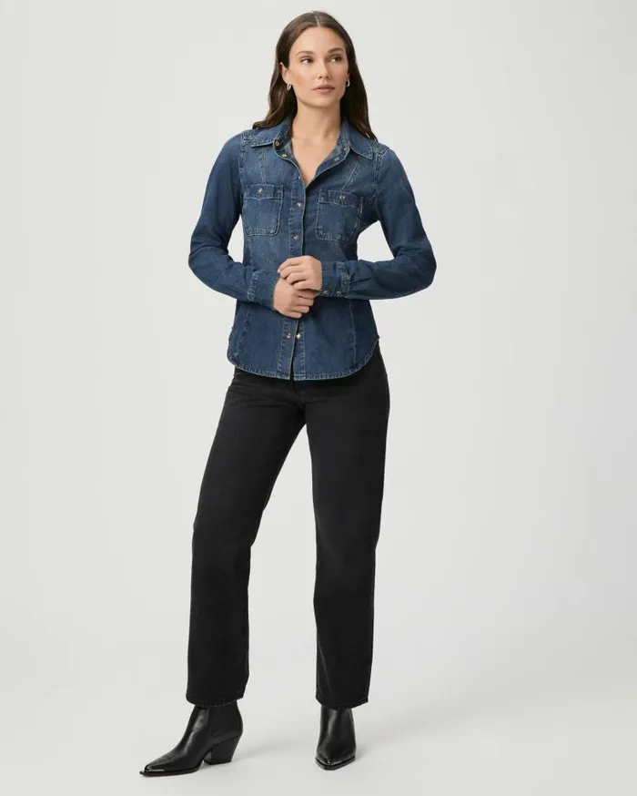 PAIGE Tops and Blouses Women Devika Shirt 8211 Belinda PAIGE Tops and Blouses Women Devika Shirt 8211 Belinda