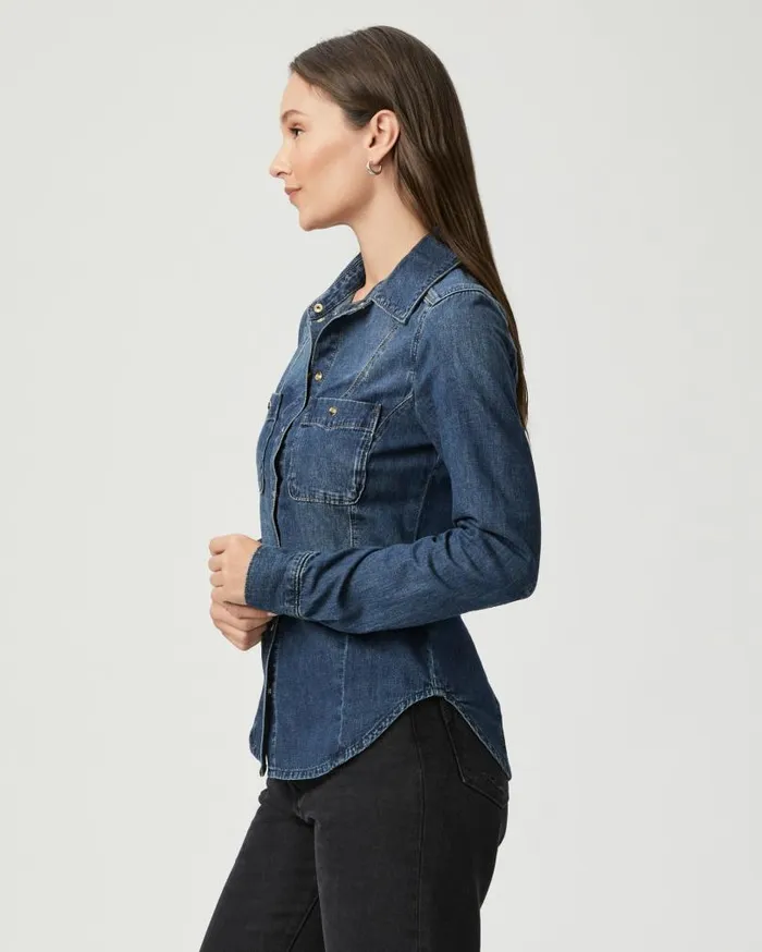 PAIGE Tops and Blouses Women Devika Shirt 8211 Belinda PAIGE Tops and Blouses Women Devika Shirt 8211 Belinda