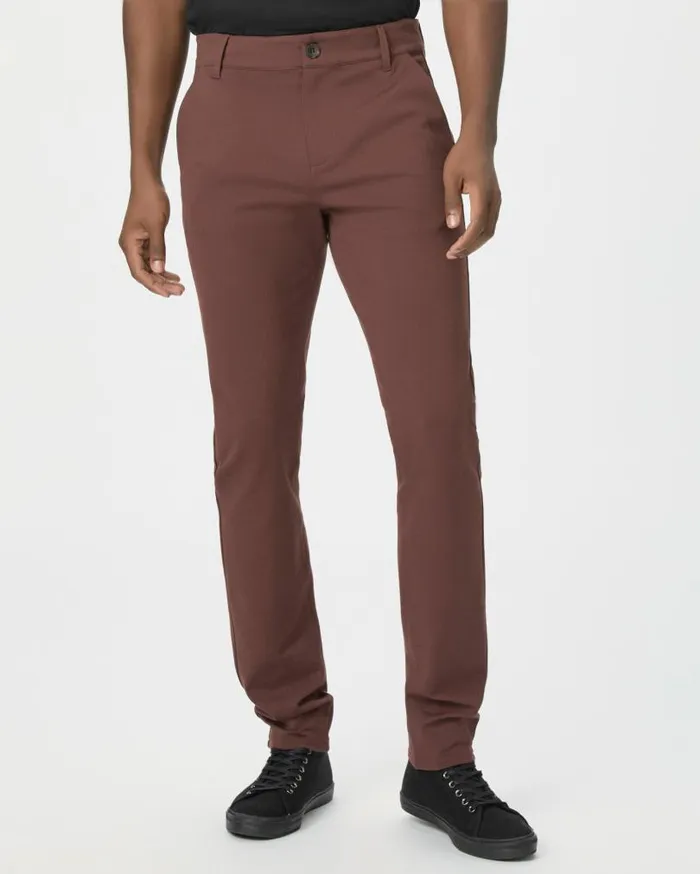 PAIGE Transcend Knit Men Stafford Trouser 8211 Deep Aubergine PAIGE Transcend Knit Men Stafford Trouser 8211 Deep Aubergine