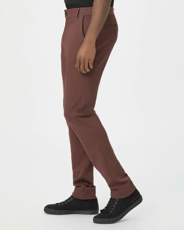 PAIGE Transcend Knit Men Stafford Trouser 8211 Deep Aubergine PAIGE Transcend Knit Men Stafford Trouser 8211 Deep Aubergine