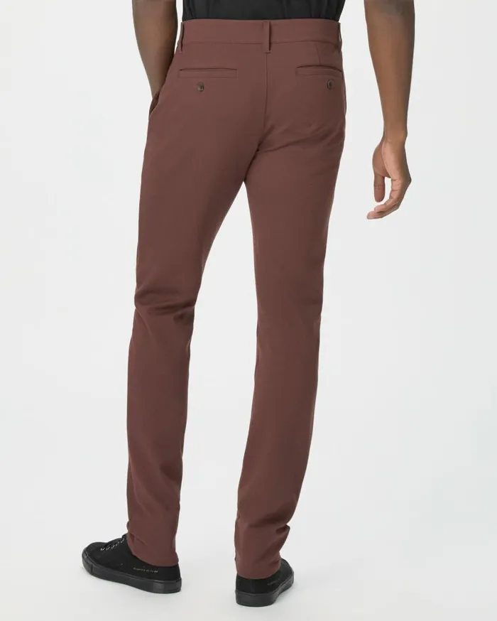 PAIGE Transcend Knit Men Stafford Trouser 8211 Deep Aubergine PAIGE Transcend Knit Men Stafford Trouser 8211 Deep Aubergine
